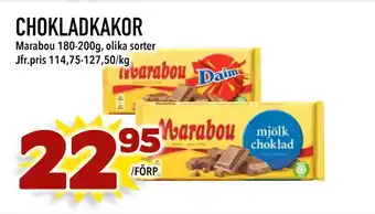 Din Mat Chokladkakor erbjuda