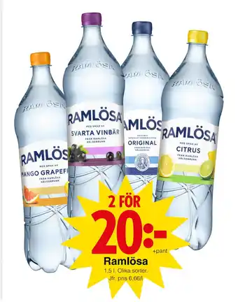 Matöppet Ramlösa erbjuda