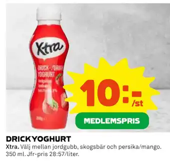 Coop Konsum Drickyoghurt erbjuda