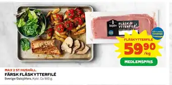 Coop Konsum Färsk fläskytterfilé erbjuda