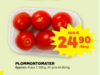 Coop Forum Plommontomater erbjuda