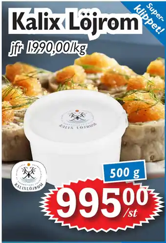T-jarlen Kalix löjrom erbjuda