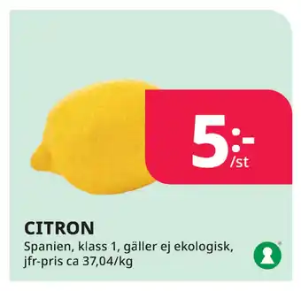 Tempo Citron erbjuda