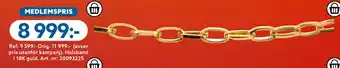 Albrekts Guld Halsband i 18k guld erbjuda