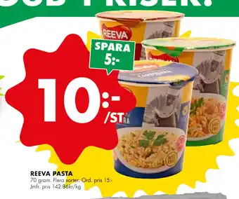 ÖoB Reeva pasta erbjuda