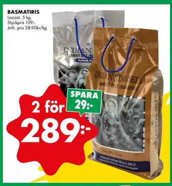 ÖoB Basmatiris erbjuda