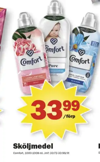 Pekås Comfort sköljmedel erbjuda