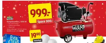 Jula Kompressor 24 l, 1000 w erbjuda