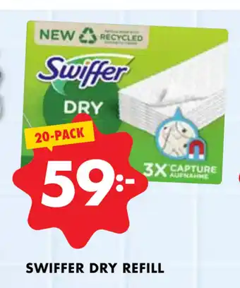 ÖoB Swiffer dry refill erbjuda