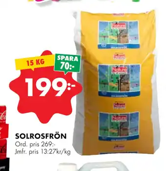 ÖoB Solrosfrön erbjuda