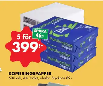 ÖoB Kopieringspapper erbjuda