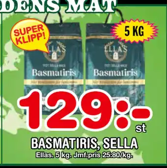 Nya Pulsen Basmatiris, sella erbjuda