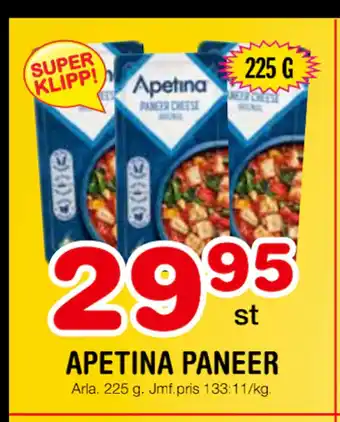 Nya Pulsen Apetina paneer erbjuda