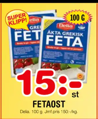 Nya Pulsen Fetaost erbjuda