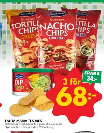 ÖoB Santa maria tex mex erbjuda