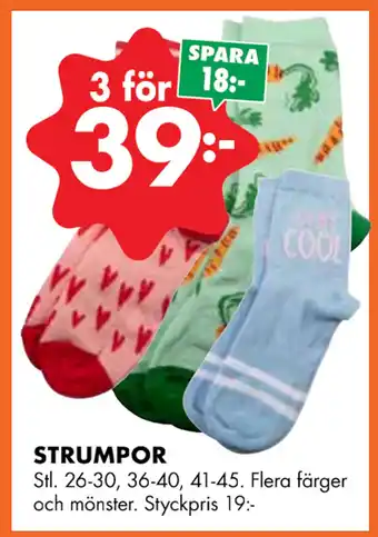 ÖoB Strumpor erbjuda