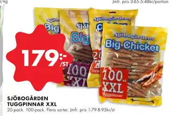 ÖoB Sjöbogården tuggpinnar xxl erbjuda