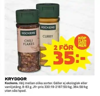 Coop Extra KRYDDOR erbjuda
