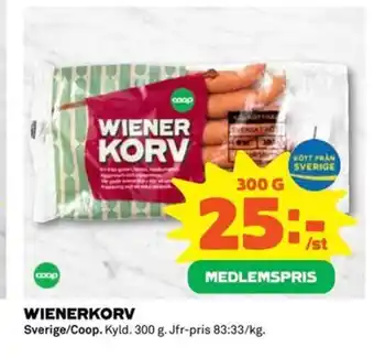 Coop Extra WIENERKORV erbjuda