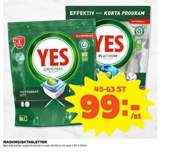 Coop Extra MASKINDISKTABLETTER erbjuda
