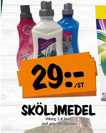 Bazaar Food market Sköljmedel erbjuda