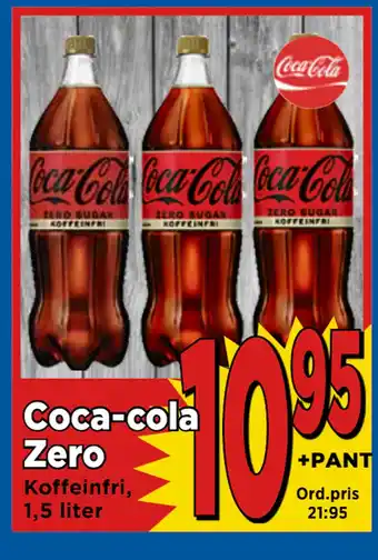 Supergrossen Coca-cola Zero erbjuda