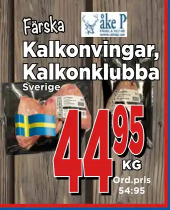 Supergrossen Kalkonvingar, Kalkonklubba erbjuda