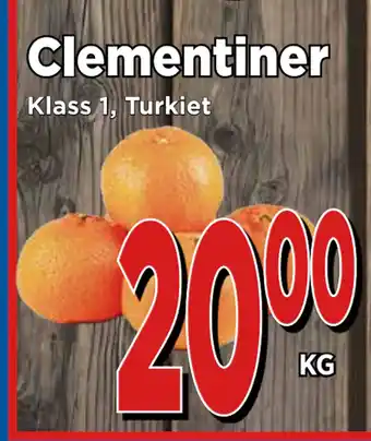 Supergrossen Clementiner erbjuda
