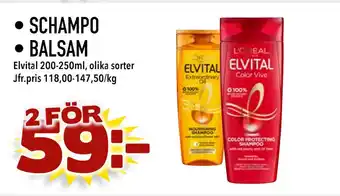 Supergrossen SCHAMPO • BALSAM erbjuda