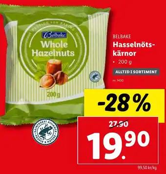 Lidl Hasselnöts-kärnor erbjuda