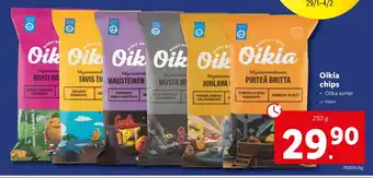 Lidl Oikia chips erbjuda
