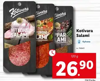 Lidl Kotivara Salami erbjuda