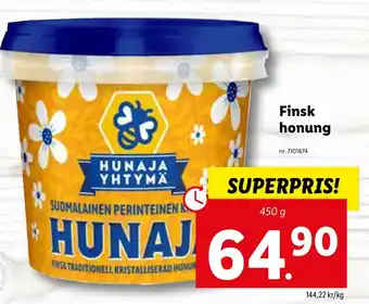Lidl Finsk honung erbjuda