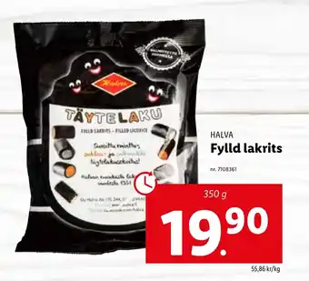 Lidl Fylld lakrits erbjuda