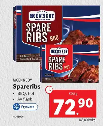 Lidl Spareribs erbjuda