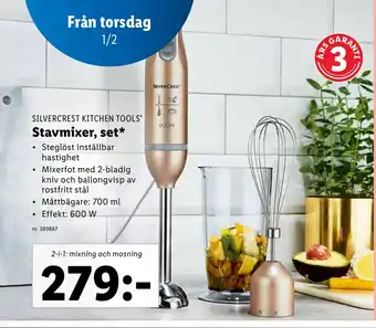 Lidl Stavmixer, set* erbjuda