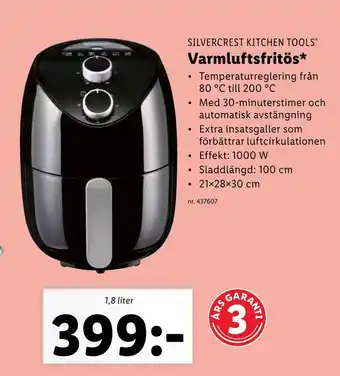 Lidl Varmluftsfritös* erbjuda