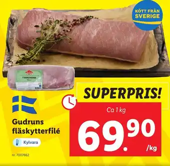 Lidl Gudruns fläskytterfilé erbjuda