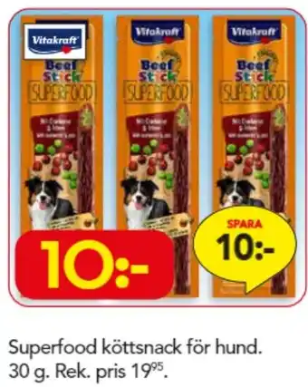 Bo Ohlsson Superfood köttsnack för hund erbjuda