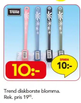 Trend diskborste blomma