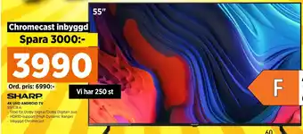 Power 4K UHD ANDROID TV erbjuda