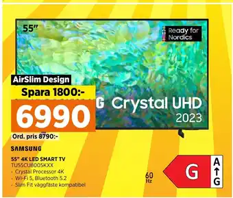 Power SAMSUNG 55" 4K LED SMART TV erbjuda