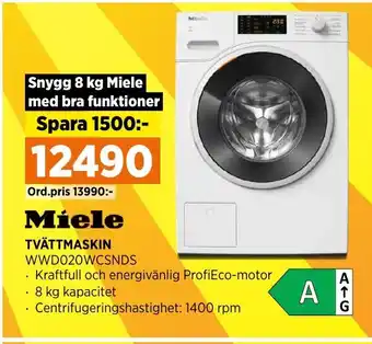 Power TVÄTTMASKIN WWD020WCSNDS erbjuda