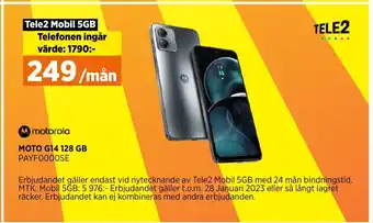 Power MOTO G14 128 GB PAYFOOOOSE erbjuda