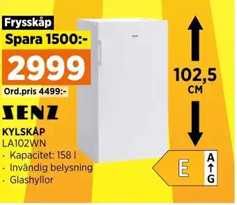 Power KYLSKÅP LA102WN erbjuda