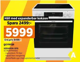 Power KERAMISK SPIS erbjuda