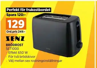 Power BRÖDROST erbjuda