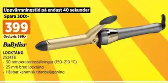 Power LOCKTÅNG erbjuda