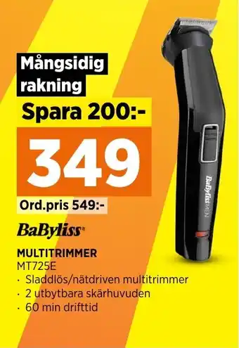 Power MULTITRIMMER erbjuda