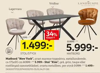 XXXLutz Matbord New York erbjuda